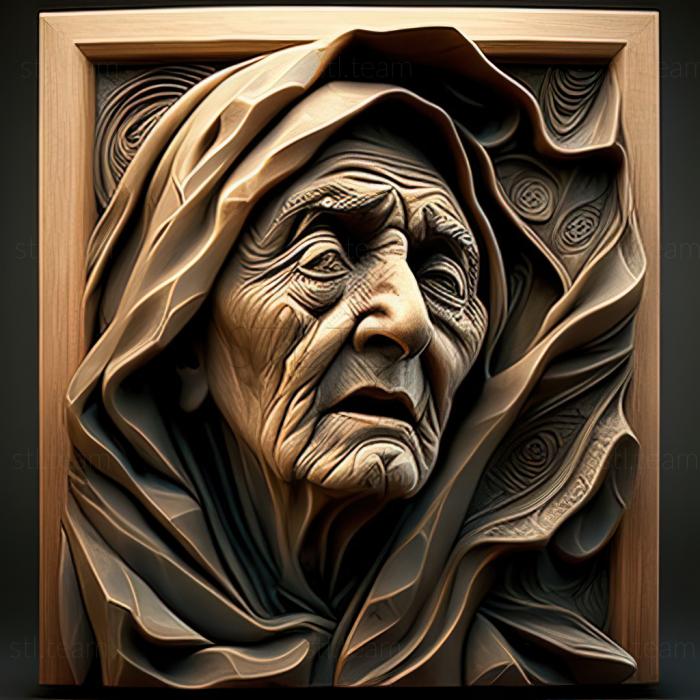 3D model Edith Branson American artist (STL)